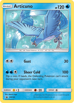 Articuno SM Black Star Promos #SM144