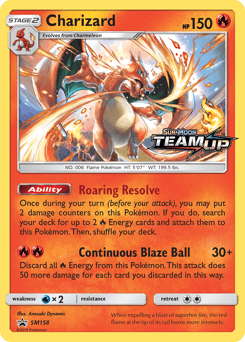 Charizard SM Black Star Promos #SM158
