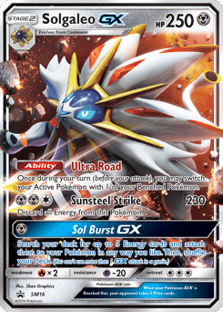 Solgaleo-GX SM Black Star Promos #SM16