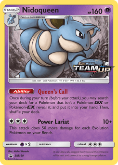 Nidoqueen SM Black Star Promos #SM160