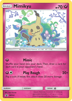 Mimikyu SM Black Star Promos #SM163