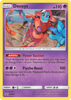 Deoxys SM Black Star Promos #SM164
