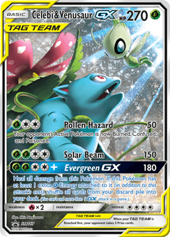 Celebi & Venusaur-GX SM Black Star Promos #SM167