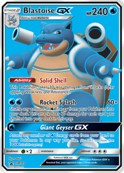 Blastoise-GX SM Black Star Promos #SM189