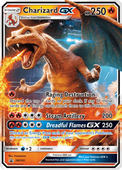 Charizard-GX SM Black Star Promos #SM195