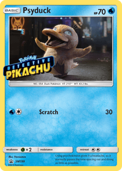 Psyduck SM Black Star Promos #SM199