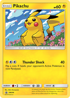 Pikachu SM Black Star Promos #SM206