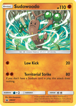 Sudowoodo SM Black Star Promos #SM207