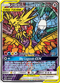 Moltres & Zapdos & Articuno-GX SM Black Star Promos #SM210