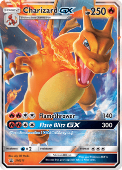 Charizard-GX SM Black Star Promos #SM211
