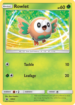 Rowlet SM Black Star Promos #SM22