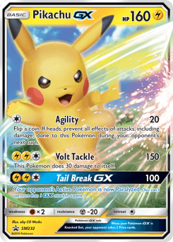 Pikachu-GX SM Black Star Promos #SM232