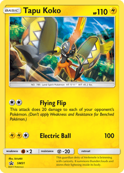 Tapu Koko SM Black Star Promos #SM31