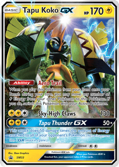 Tapu Koko-GX SM Black Star Promos #SM33