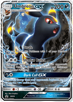 Umbreon-GX SM Black Star Promos #SM36