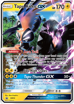 Tapu Koko-GX SM Black Star Promos #SM50
