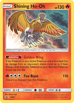 Shining Ho-Oh SM Black Star Promos #SM70