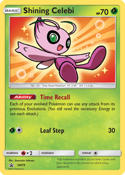 Shining Celebi SM Black Star Promos #SM79