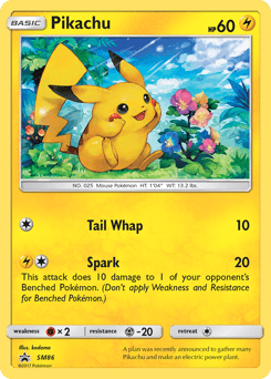 Pikachu SM Black Star Promos #SM86