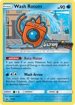 Wash Rotom SM Black Star Promos #SM94