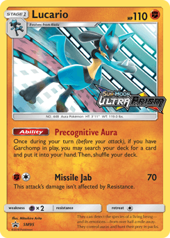 Lucario SM Black Star Promos #SM95