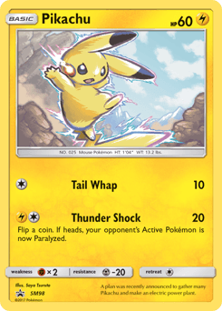 Pikachu SM Black Star Promos #SM98
