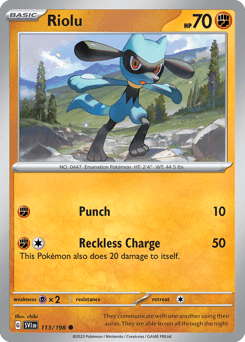 Riolu Scarlet & Violet #113