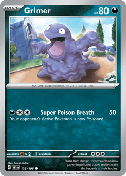 Grimer Scarlet & Violet #126