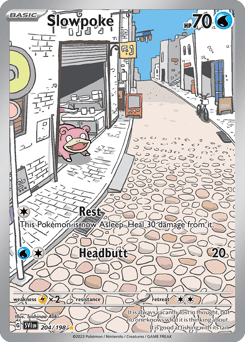 Slowpoke Scarlet & Violet #204