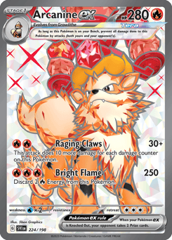 Arcanine ex Scarlet & Violet #224