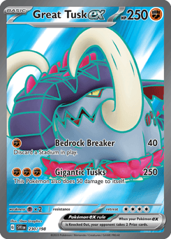 Great Tusk ex Scarlet & Violet #230