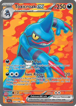 Toxicroak ex Scarlet & Violet #232