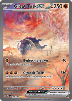 Great Tusk ex Scarlet & Violet #246