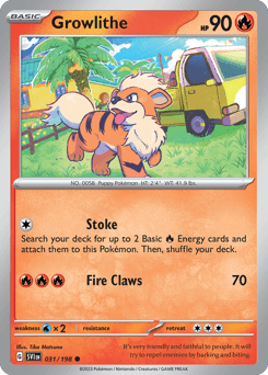 Growlithe Scarlet & Violet #31