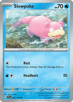 Slowpoke Scarlet & Violet #42
