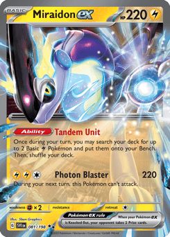 Miraidon ex Scarlet & Violet #81