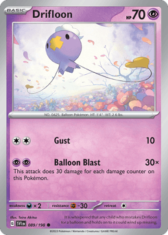 Drifloon Scarlet & Violet #89