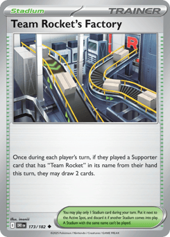 Team Rocket's Factory Destined Rivals #173