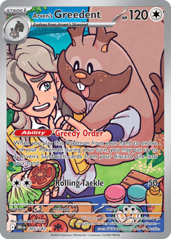 Arven's Greedent Destined Rivals #205