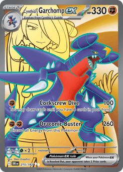 Cynthia's Garchomp ex Destined Rivals #215