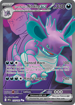 Team Rocket's Nidoking ex Destined Rivals #216
