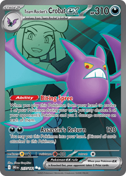 Team Rocket's Crobat ex Destined Rivals #217