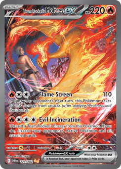 Team Rocket's Moltres ex Destined Rivals #229