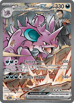 Team Rocket's Nidoking ex Destined Rivals #233