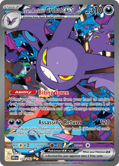 Team Rocket's Crobat ex Destined Rivals #234