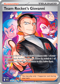 Team Rocket's Giovanni Destined Rivals #238