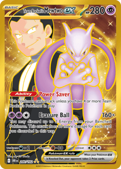 Team Rocket's Mewtwo ex Destined Rivals #240