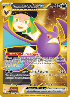 Team Rocket's Crobat ex Destined Rivals #242