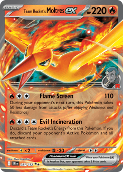 Team Rocket's Moltres ex Destined Rivals #31