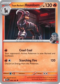 Team Rocket's Houndoom Destined Rivals #38
